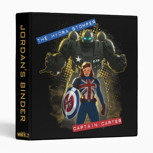 What If…? | The Hydra Stomper & Captain Carter Binder (Front/Spine)
