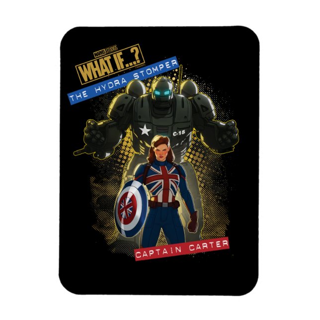 What If…? | The Hydra Stomper & Captain Carter Magnet (Vertical)