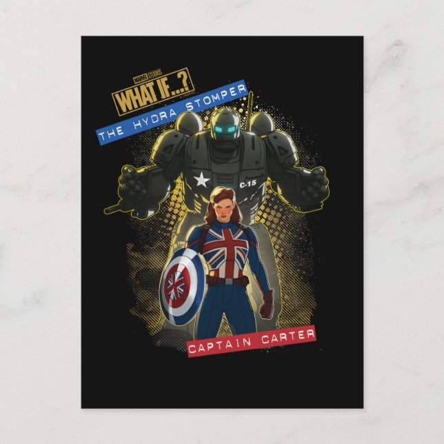 What If…? | The Hydra Stomper & Captain Carter Postcard (Front)
