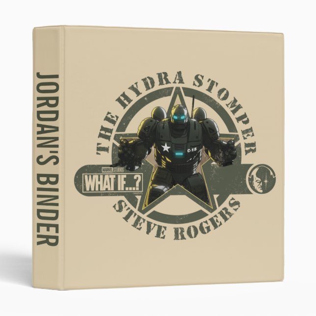 What If…? | The Hydra Stomper Steve Rogers Binder (Front/Spine)