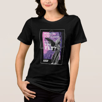What If You Fly Motivational Typography Tee