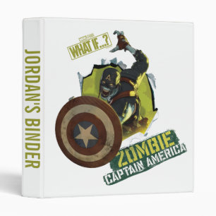 What If…?   Zombie Captain America Tearing Thru Binder