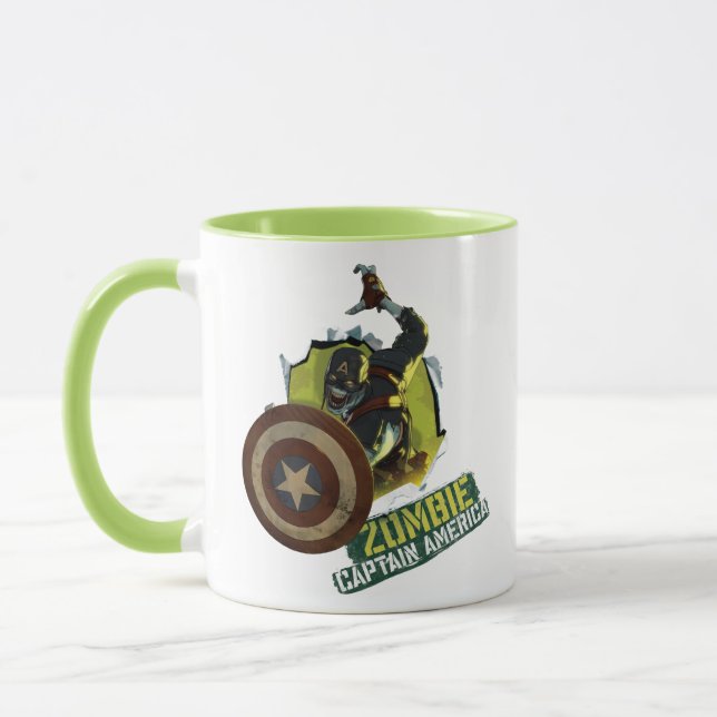 What If…? | Zombie Captain America Tearing Thru Mug (Left)