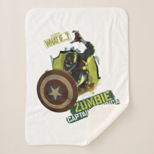 What If…? Zombie Captain America Tearing Thru Sherpa Blanket
