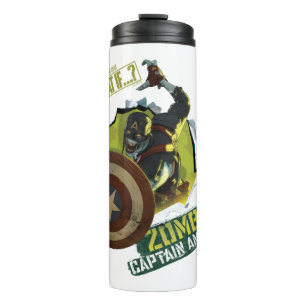 What If…? Zombie Captain America Tearing Thru Thermal Tumbler