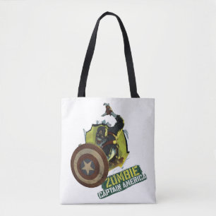 What If…?   Zombie Captain America Tearing Thru Tote Bag