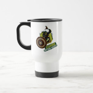What If…? Zombie Captain America Tearing Thru Travel Mug