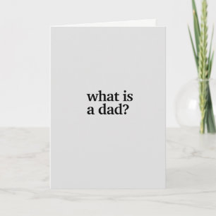 What Is A Dad Funny Pregnancy Announcement Card