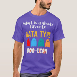What is a ghost favourite data type BOOLEAN T-Shirt