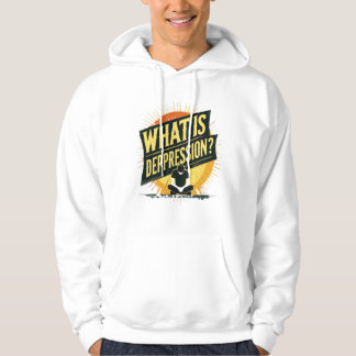 What Is Depression? – Thought-Provoking Mental Hea Hoodie