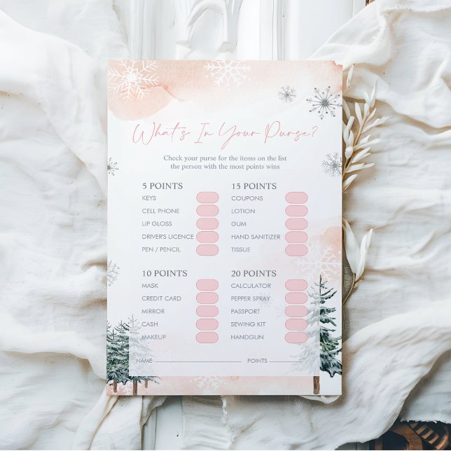 What Is in Your Purse Baby Shower Game (Creator Uploaded)