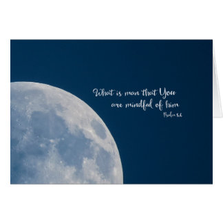 What is man, Moon Parakaleo note card