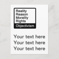 What Is Objectivism? postcard