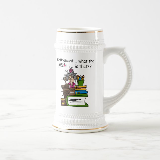 What is Retirement Humour Beer Stein (Right)