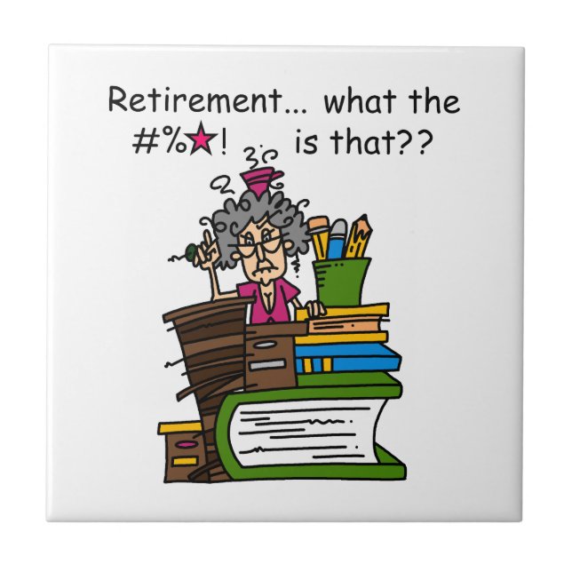 What is Retirement Humour Tile (Front)