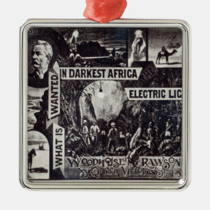 What is Wanted in Darkest Africa is Electric Metal Ornament