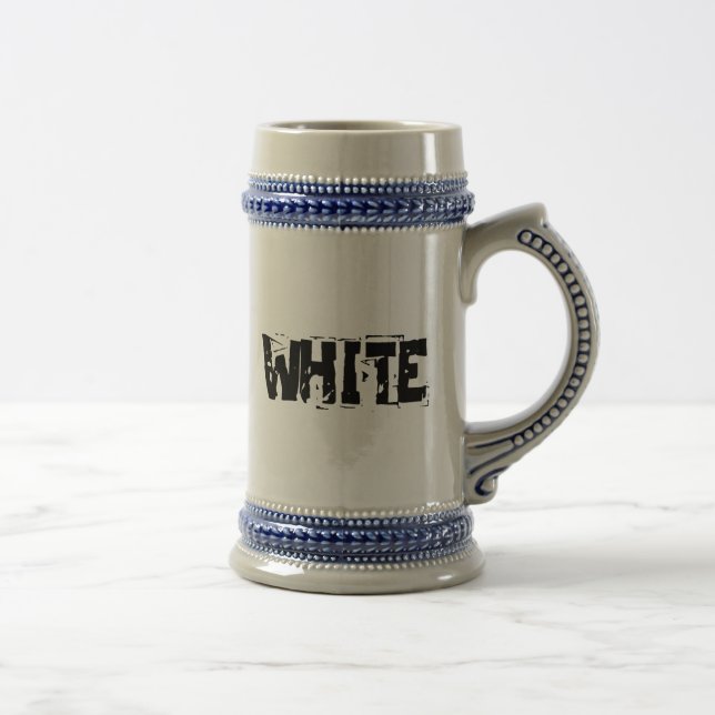 What is White is White Beer Stein (Right)
