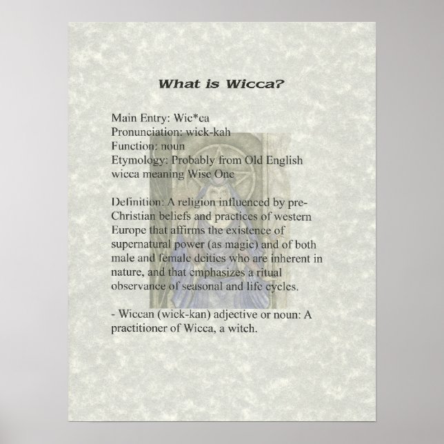 What is Wicca Poster (Front)