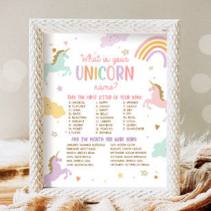 Unicorn Print Unicorn Printable Unicorn Wall Art Unicorn Poster Unicorn  Sign Unicorn Photo Prop Unicorn Party Unicorn Print Outs -  Canada