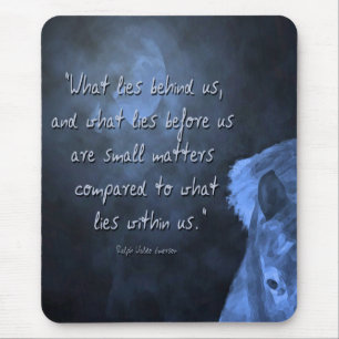 what lies behind us  ... mouse pad