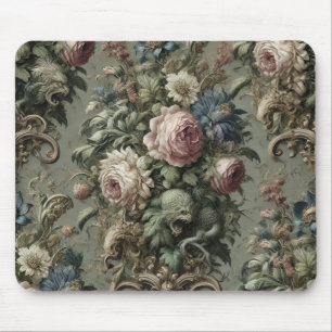 What Lies Beneath the Bloom – Gothic Victorian Mouse Pad