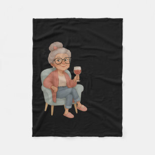 What life throws at me i don't have ugly grandkids fleece blanket