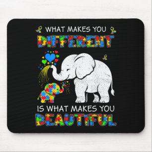 What makes different beautiful autism awareness mouse pad