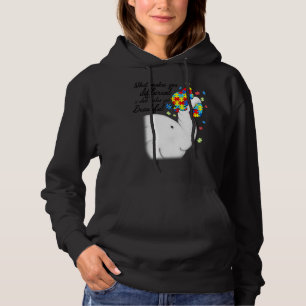 What Makes You Different Elephant Autistic Daughte Hoodie