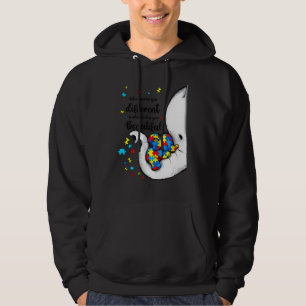 What Makes You Different Elephant Mom Autism Aware Hoodie