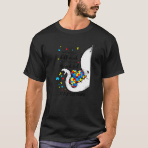 What Makes You Different Elephant Nana Autism Awar T-Shirt