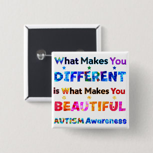 What Makes You DIFFERENT Is BEAUTIFUL 2 Inch Square Button