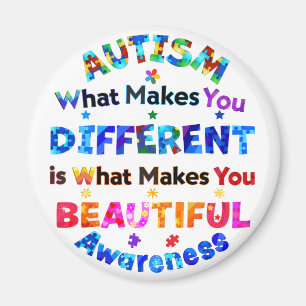 What Makes You DIFFERENT Is BEAUTIFUL Magnet