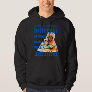 What Makes You Different Lion Mom Autism Child Awa Hoodie