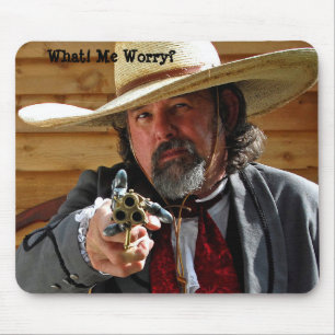 What! Me Worry? Mouse Pad