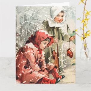 What mean those holy voices?- christmas holiday  card
