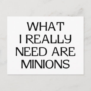 What Minions Postcard