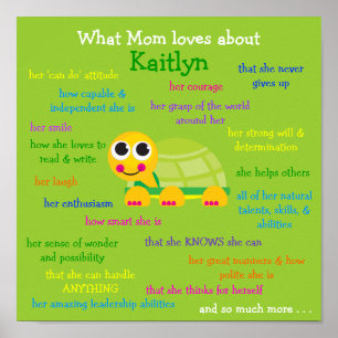 What Mom Loves About Kaitlyn Poster
