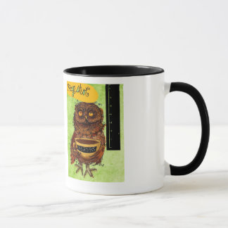 What my #Coffee says to me - Owl Mug Shot