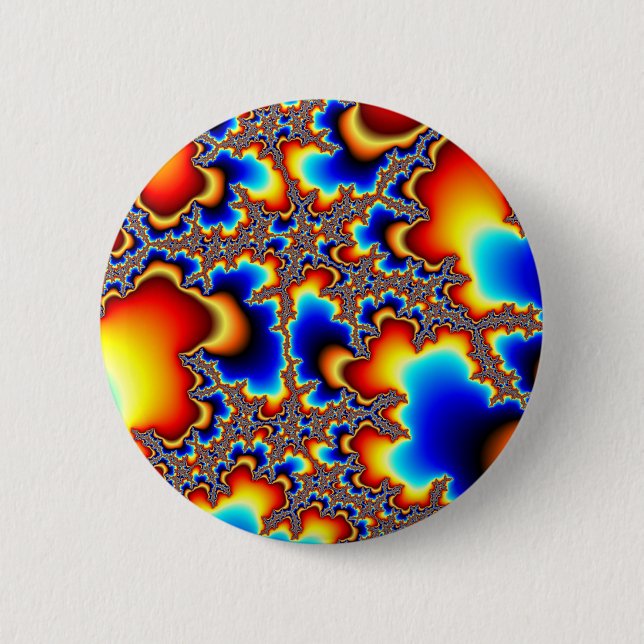 What Next - Fractal 2 Inch Round Button (Front)