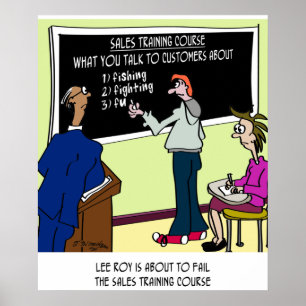 What Not to Talk to Customers About Poster