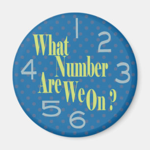 what number are we on blue with numbers magnet