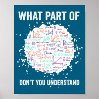 What part don't you understand funny math calculus