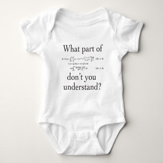 What part of... baby bodysuit (Front)