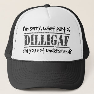 What part of DILLIGAF did you not understand? Trucker Hat