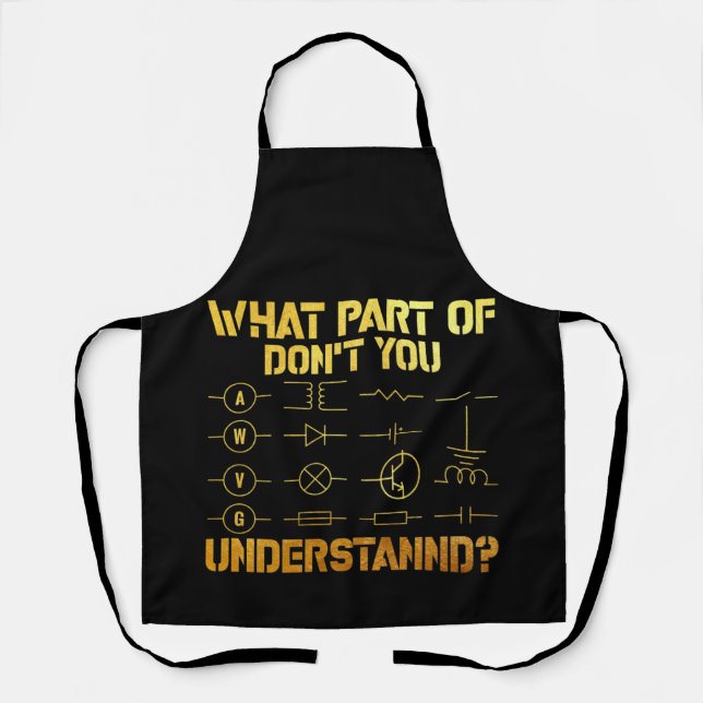 What Part of Don't You Understand Electrician Apron (Front)