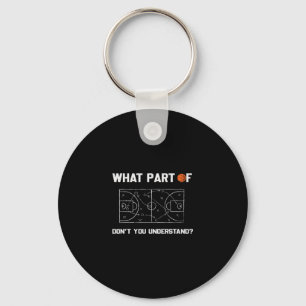 What Part Of Don't You Understand Funny Sketll Coa Keychain