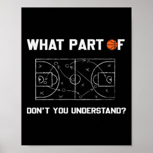 What Part Of Don't You Understand Funny Sketll Coa Poster