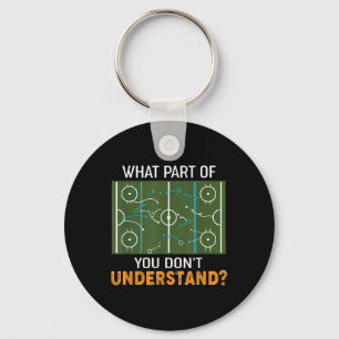 What Part Of Don't You Understand Hockey Coach Gif Keychain