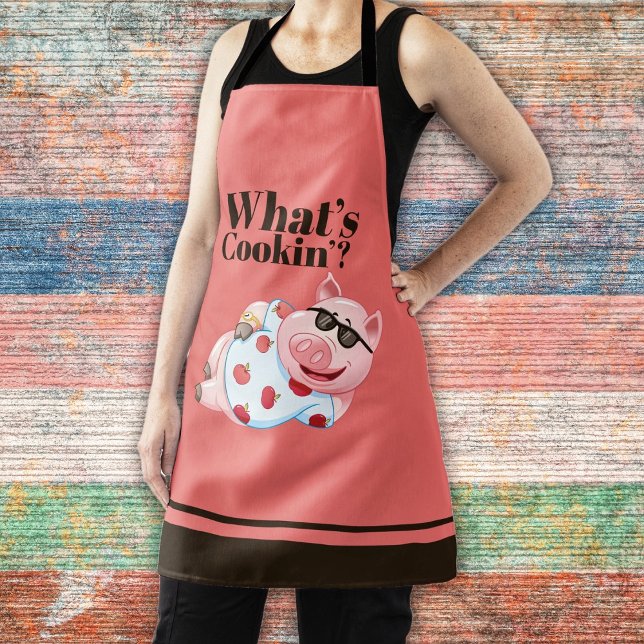 What’s Cookin’ Cool Pig Apron (Creator Uploaded)