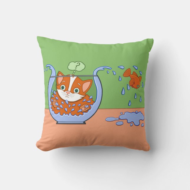 What’s Happening Throw Pillow (Front)
